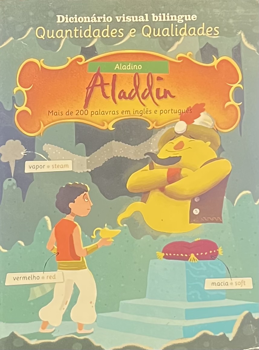 Dicionario visual bilingue - Quantidades e qualidades - Aladino