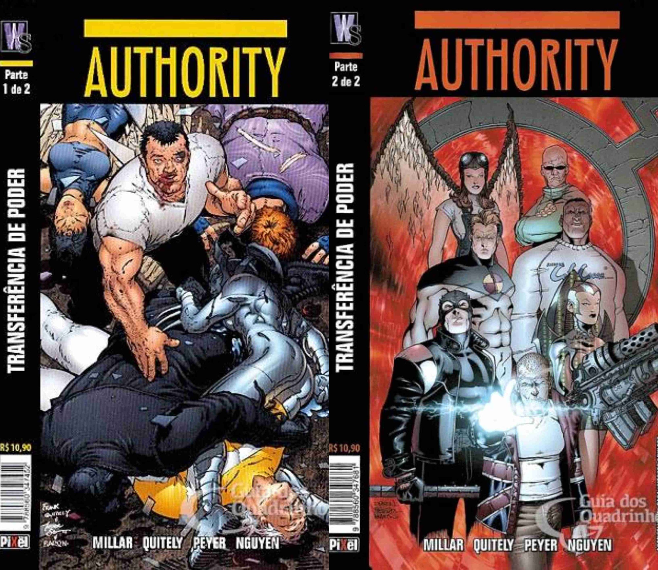 Authority - Transferência de Poder - Minissérie - Vol. 01 a 02 - Coleção Completa