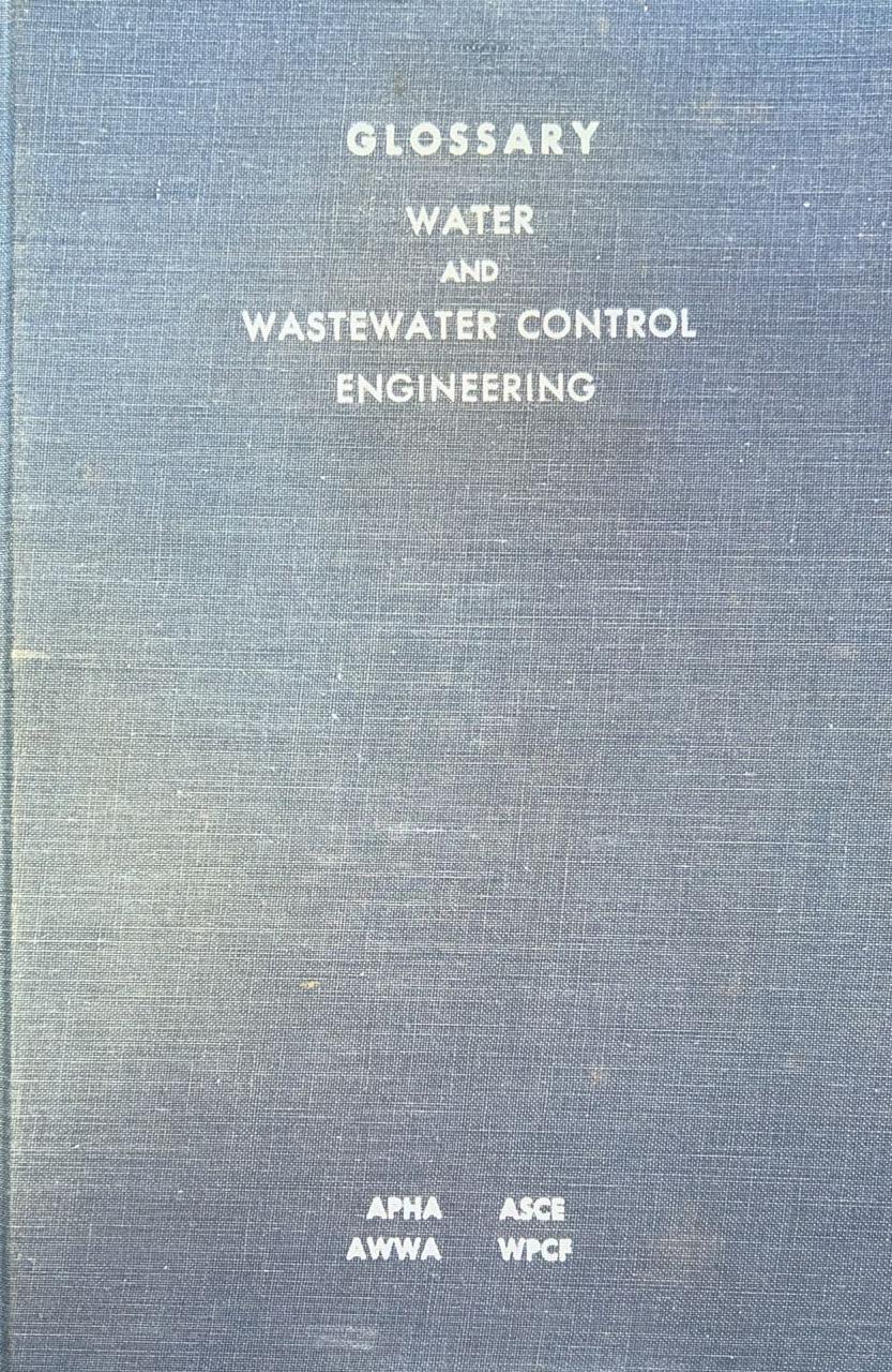 Glossary - Water and Wastewater Control Engineering