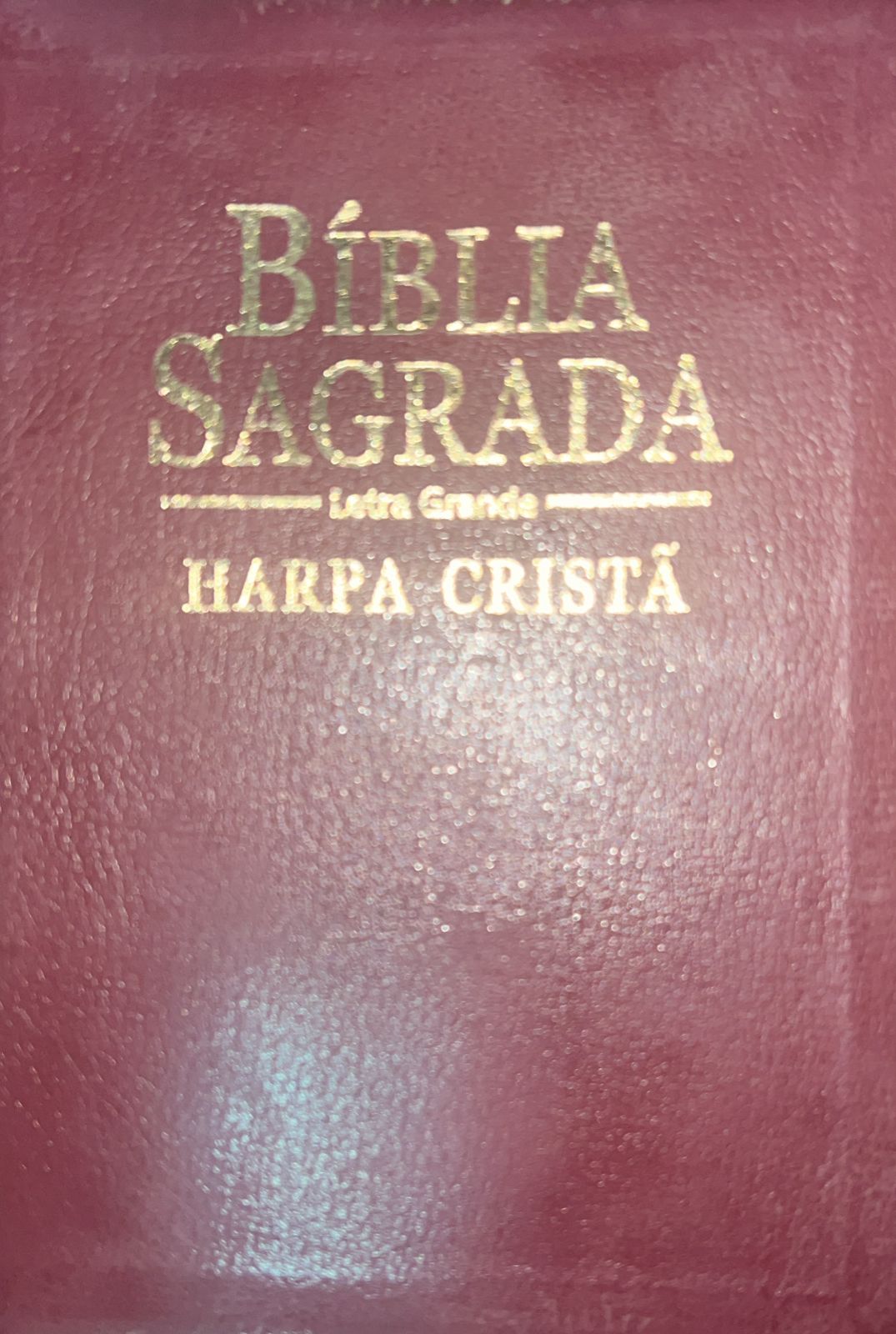 Bíblia Sagrada Letra Gigante - Harpa Cristã