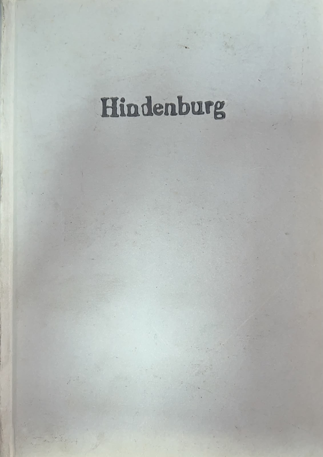 Hindenburg - Encadernado