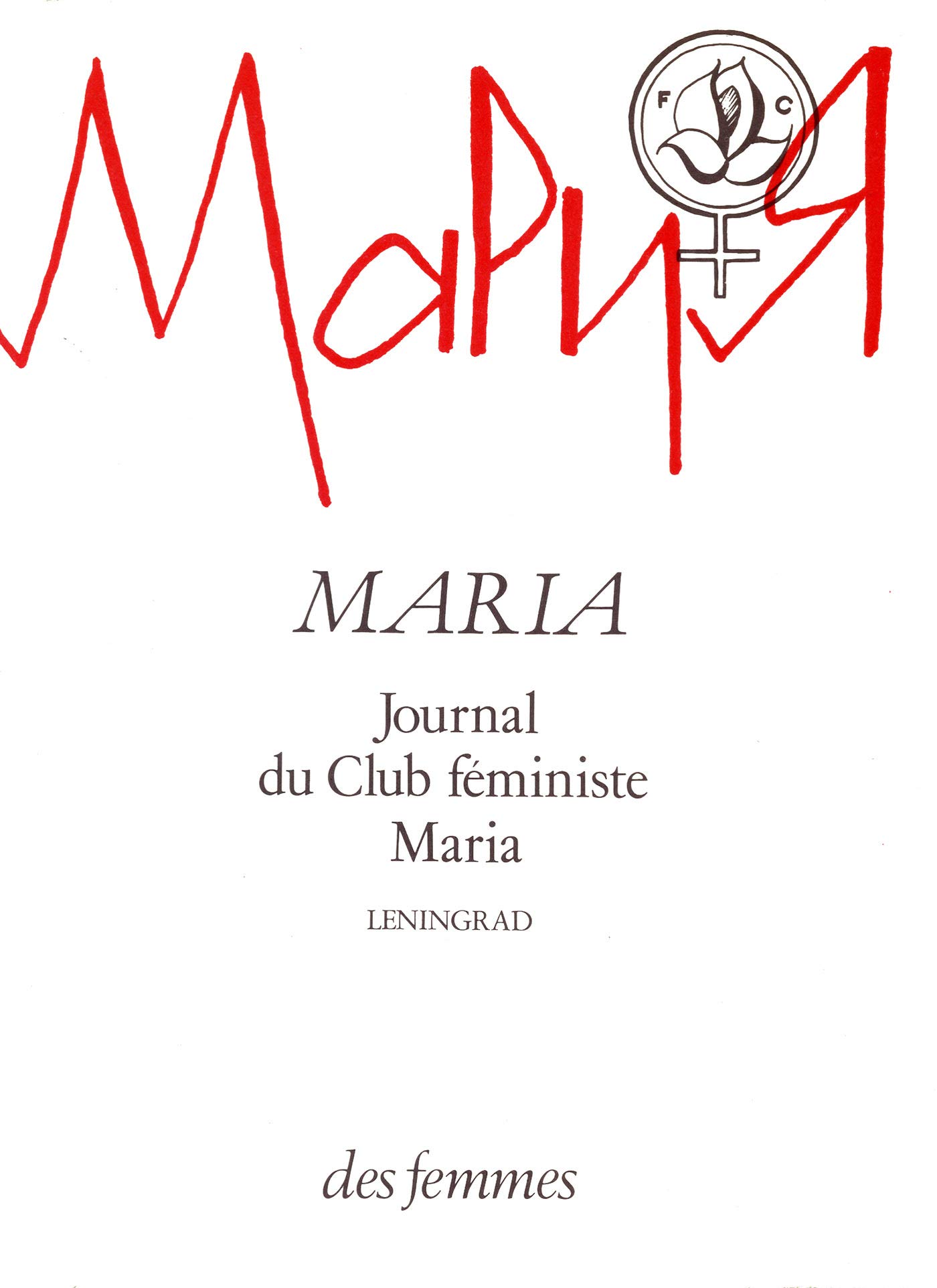Maria - Journal du club féministe Maria
