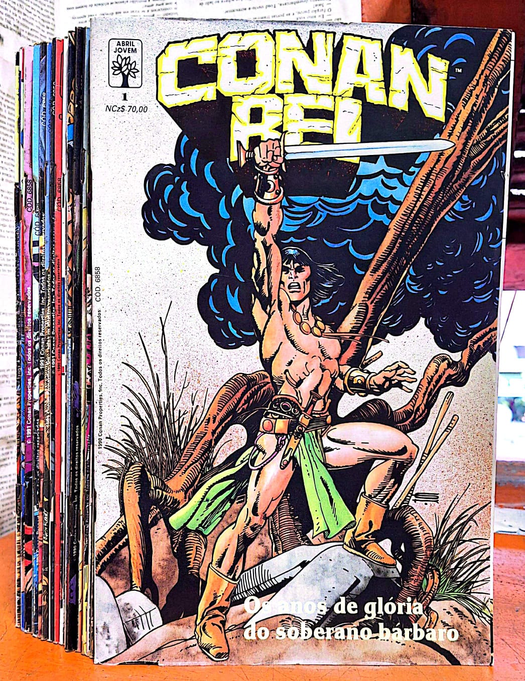 Conan Rei - Vol. 01 ao 20 - Coleção Incompleta (Falta os últimos 4 volumes)